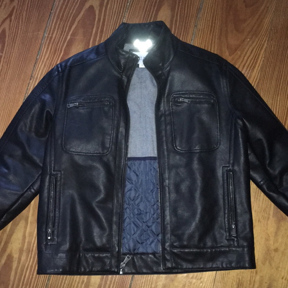 Large Cole Haan Leather Jacket